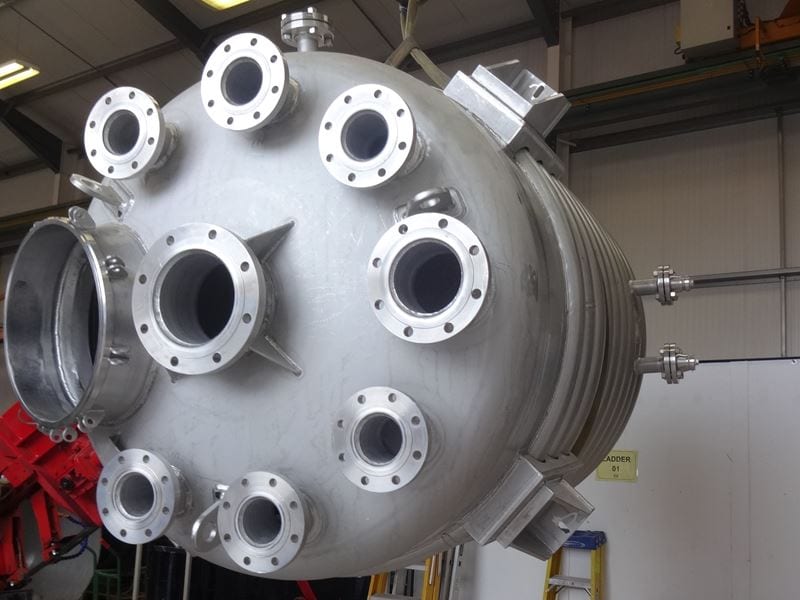 Reactor Vessel With Limpet Coil Jacket Pressure Vessel Stainless Steel CPE-316-reactor-vessel