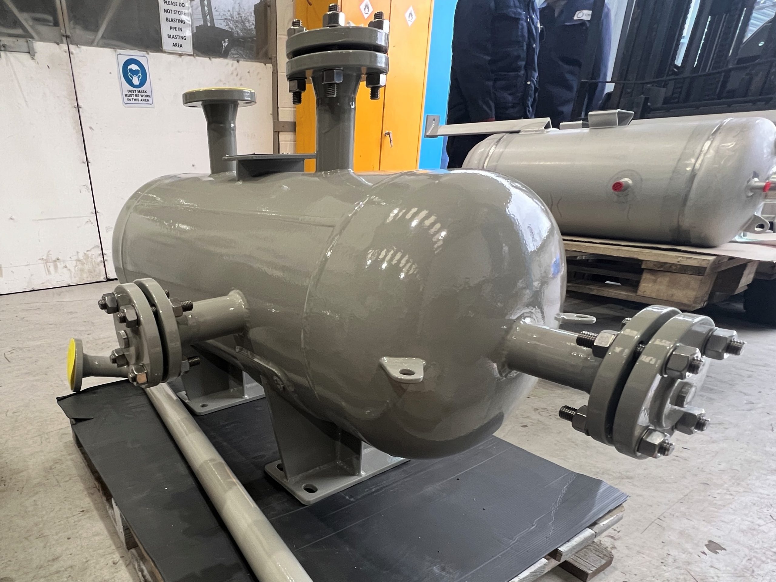 ASME U Air Receiver made by CPE Pressure Vessels for the Gallaf 3 project