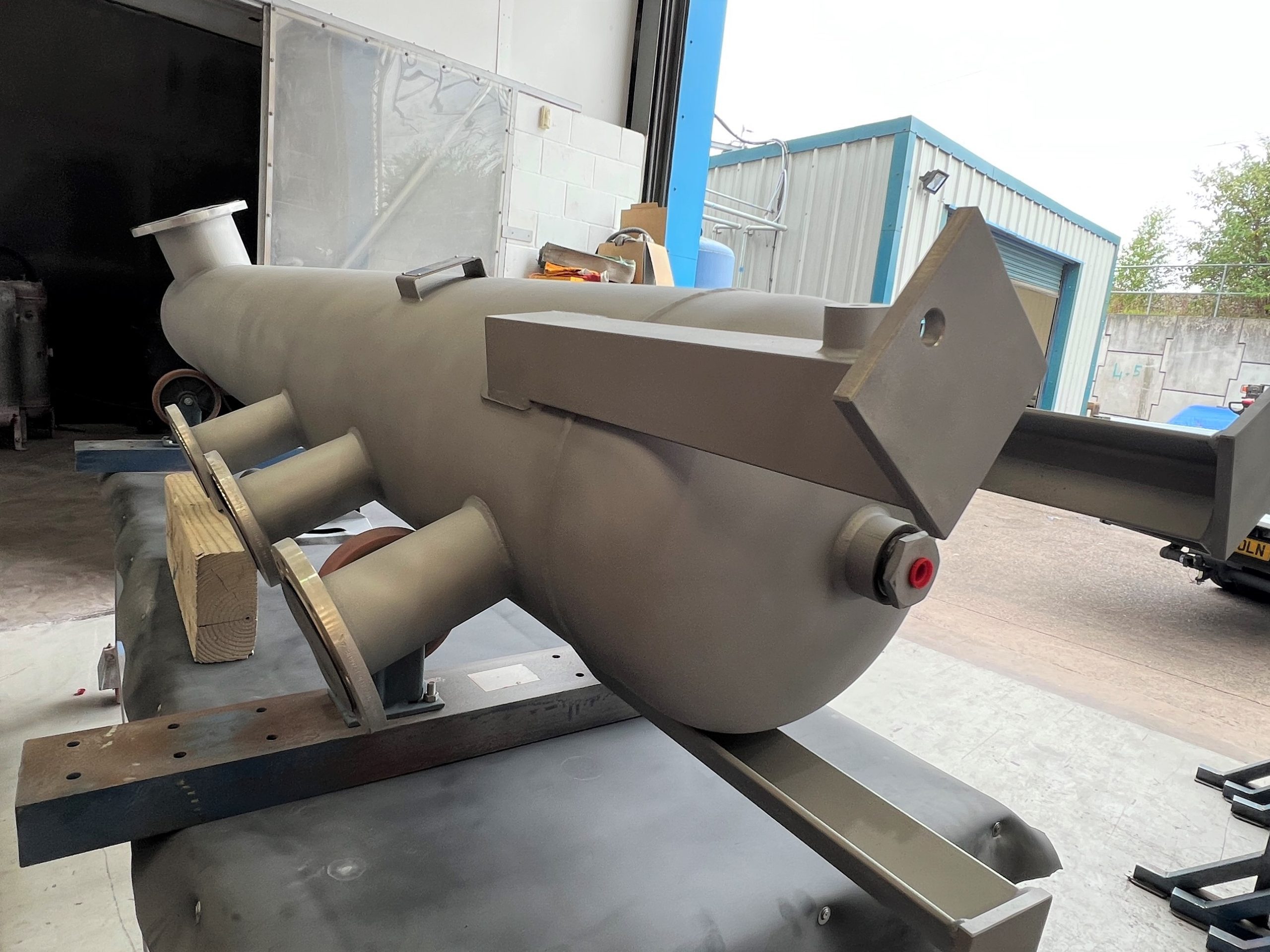 530°C Exhaust Plenum Vessel made from stainless steel 316/L